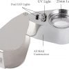 40X Full Metal Illuminated Jewellery Magnifier Loupe Image