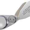 40X Full Metal Illuminated Jewellery Magnifier Loupe Image