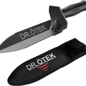 DR.ÖTEK Metal Detector Shovel for Digging, Heavy Duty Double Serrated digging tool Image