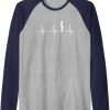 Metal Detecting Heartbeat Baseball Tee 2